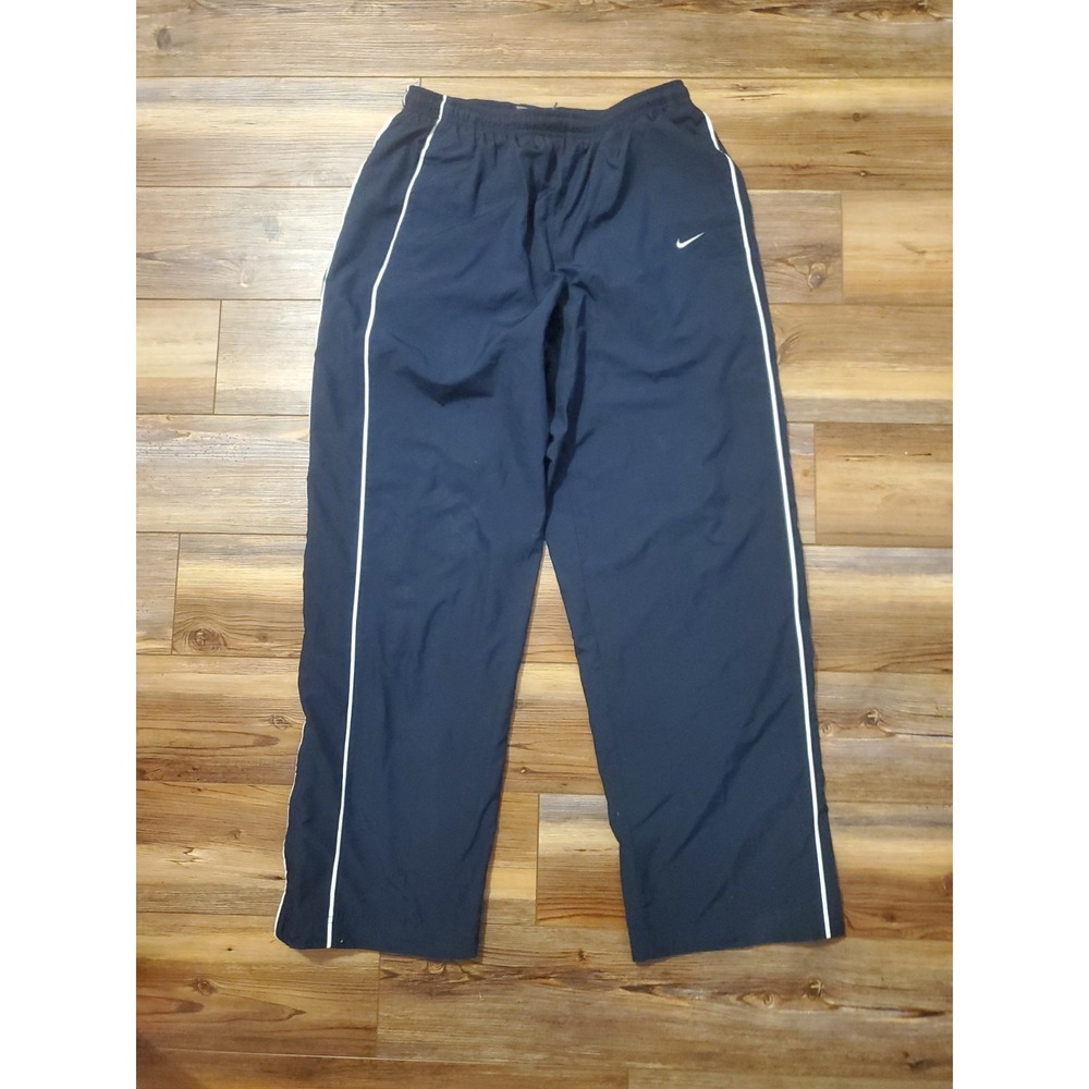 Vintage Y2K Nike Sportswear Men's Size Medium Track Pants Blue Baggy Loose 90s